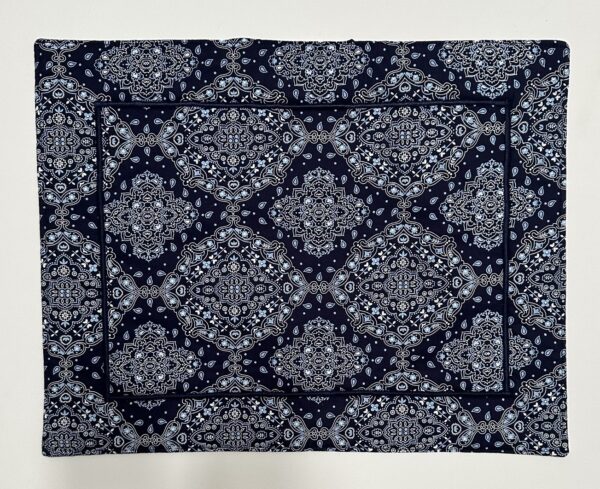 Jogo americano bandana azul-marinho