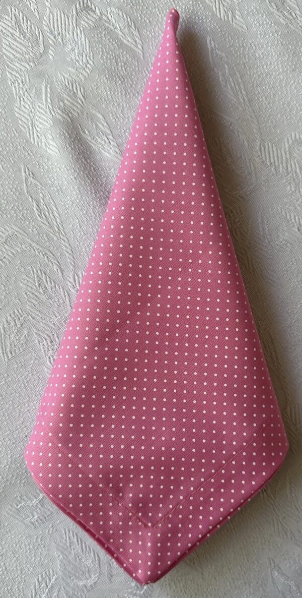 Guardanapo poá rosa chiclete