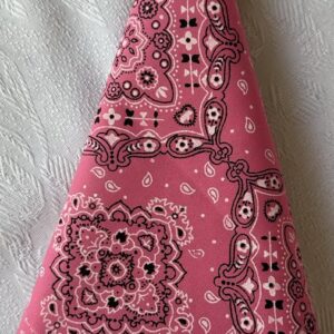 Guardanapo bandana rosa chiclete