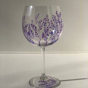 Taça para Gin Purple – pintada à mão