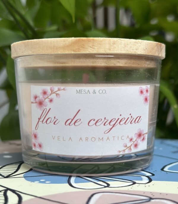 Vela aromática Flor de Cerejeira 100g - Image 3