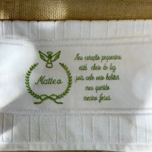 Toalha personalizada Batizado